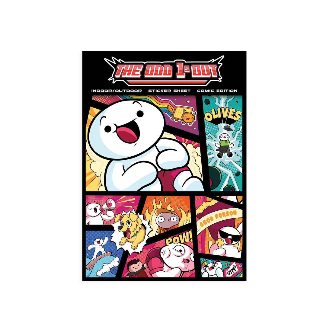 Comic Collection Sticker Sheet | Official The Odd 1s Out Store