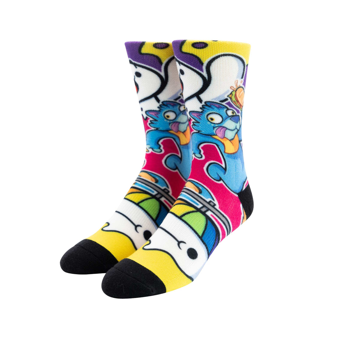 Color Wave Characters Knit Socks | Official The Odd 1s Out Merch
